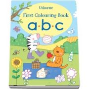 First colouring book ABC