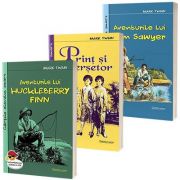 Colectia de autor Mark Twain - Aventurile lui Huckleberry Finn, Aventurile lui Tom Sawyer, Print si cersetor