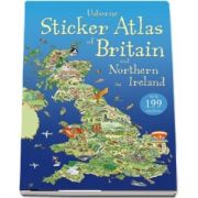 Sticker atlas of Britain and Northern Ireland
