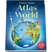 Sticker atlas of the world