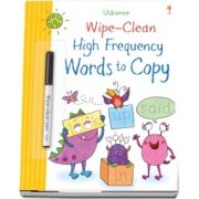 Wipe-clean high-frequency words to copy