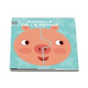 Animale de la ferma. Prima mea carte cu puzzle