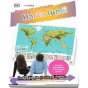 Harta lumii. Planse educationale