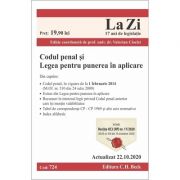 Codul penal si Legea pentru punerea in aplicare. Cod 724. Actualizat la 22. 10. 2020