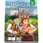 Povestea porcului. Prima mea carte de colorat