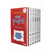 Jurnalul unui pusti, set cinci volume de Jeff Kinney