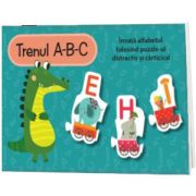 Trenul A-B-C. Set carte si puzzle, Louise Buckens, Prior