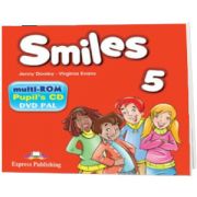 Curs de limba engleza Smiles 5 Multi-rom, Jenny Dooley, Express Publishing