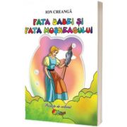 Fata babei si fata mosneagului, poveste de colorat