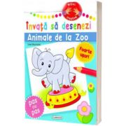 Invata sa desenezi. Animale de la zoo