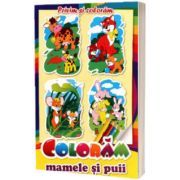 Privim si coloram mamele si puii