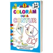 Coloram dupa contur, 2-4 ani