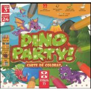 Dino party! - carte de colorat