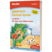 Spielerisch Deutsch lernen. Lernkrimi - Die Spur zum Kellerfenster. Buch mit MP3 Download