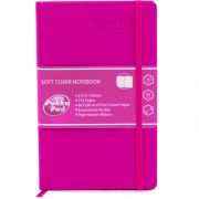 Agenda Pukka Pads Signature PU coperta soft A5 dictando, 192 pagini - ROZ