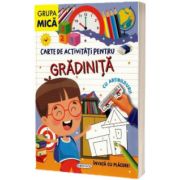 Carte de activitati pentru gradinita, cu abtibilduri. Grupa mica