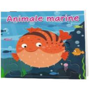 Animale marine. Carte puzzle