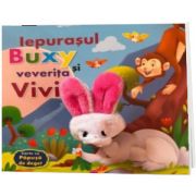 Iepurasul Buxy si veverita Vivi. Carte cu papusa de deget