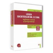 Legea societatilor nr. 31/1990, legislatie conexa si jurisprudenta 2016. Legislatie consolidata si index: 15 martie 2016