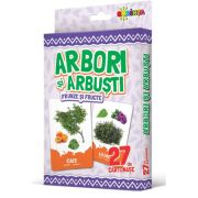 27 de cartonase. Arbori si arbusti, frunze si fructe