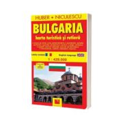 Huber. Harta Bulgaria - Turistica si rutiera (La scara de 1: 428. 000)