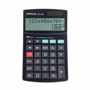 Calculator de birou MAUL MTL600, 12 digits, afisaj display cu 2 randuri - negru