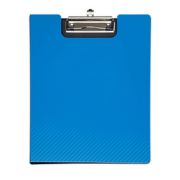 Clipboard dublu A4, plastifiat PP, MAUL Flexx - albastru