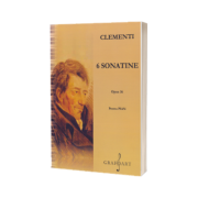 6 sonatine op. 36 pentru pian. Partituri pian si percutie; pian 2 maini