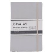 Agenda Pukka Pad Signature PU coperta soft A5 dictando, 192 pag, 80 g, FSC, 21.5 x 13.5 cm, gri