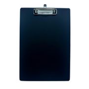 Clipboard simplu A4, plastifiat PP, Optima - negru