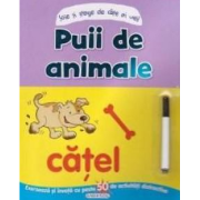 Scrie si sterge de cate ori vrei! Puii de animale (+6 ani)