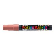 Marker pentru poster ARTLINE, corp plastic, varf rotund 2mm - rosu metalizat