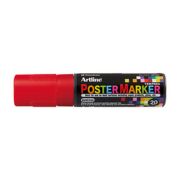 Marker pentru poster ARTLINE, corp plastic, varf tesit 20mm - rosu
