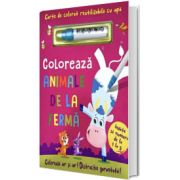 Coloreaza animale de la ferma - reutilizabila cu apa