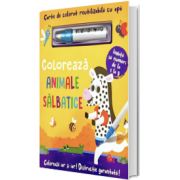 Coloreaza animale salbatice - reutilizabila cu apa