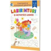 Labirinturi si activitati logice. Coloreaza si stimuleaza gandirea 4-6 ani
