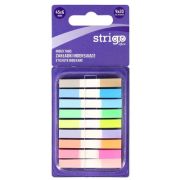 Etichete Indexare Strigo adezive, 9×20 file mix culori, 45×6 mm SSN021