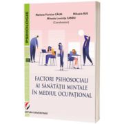 Factori psihosociali ai sanatatii mintale in mediul ocupational. Studii aplicative asupra echilibrului profesional-personal si a dinamicii relatiilor la locul de munca