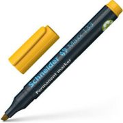 Permanent marker SCHNEIDER Maxx 133, varf tesit 1+4mm - galben