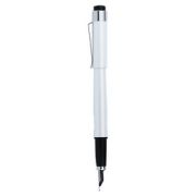 Stilou DIPLOMAT Magnum, cu penita EF, din otel inoxidabil - pearl white