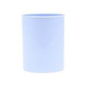 Suport plastic, cilindric, pentru instrumente de scris, D78mm, H-10cm, DONAU Life - bleu pastel