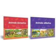 Pachet 2 mape Animale domestice si Animale salbatice