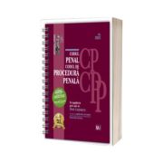 Codul penal si Codul de procedura penala Mai 2025 EDITIE SPIRALATA, tiparita pe hartie alba