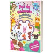 Pui de animale. Activitati cu figurine detasabile. Autocolante senzoriale
