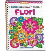 Carte de colorat si activitati. Flori