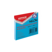 Notes autoadeziv 76 x 76 mm, 100buc/set, Office Products - albastru neon