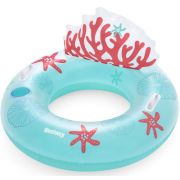 Colac gonflabil cu spatar Bestway Coral Bliss