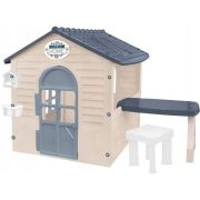 Casuta de joaca de exterior pentru copii cu masuta si scaunel