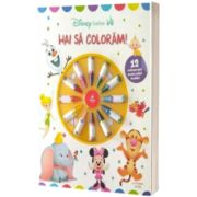 Disney bebe. Hai sa coloram! 12 creioane mici pentru maini de pitici