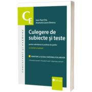 Culegere de subiecte si teste pentru admiterea in profesia de grefier
